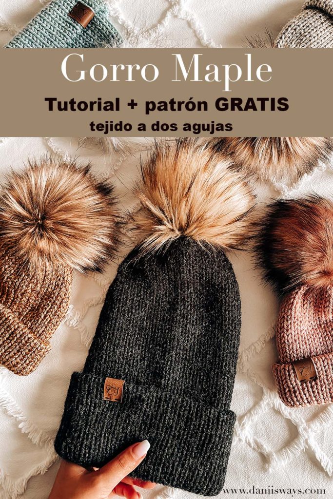 Gorro MAPLE dos agujas