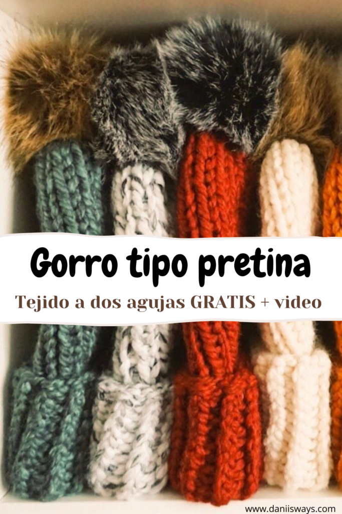 Pin en Gorros tejidos a crochet y a dos agujas