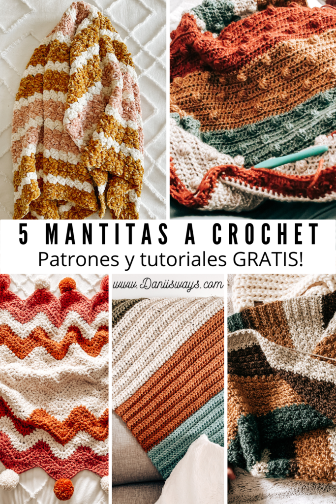 consumo Hablar con El sendero 5 Mantitas a Crochet para tejerle a bebé