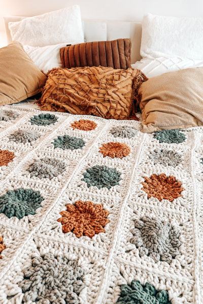 Manta Granny Squares Crochet